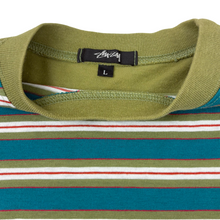 Load image into Gallery viewer, Late 80’s Stussy Striped Tom Tom T-Shirt - L