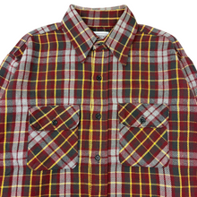 Load image into Gallery viewer, 80’s Five Brother Plaid Flannel Shirt - L