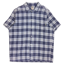 Load image into Gallery viewer, 90’s Stussy Woven Plaid Open Collar Short Sleeve Shirt - XL