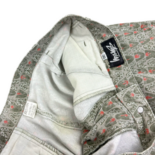 Load image into Gallery viewer, Late 80’s Stussy Pattern Shorts - 30
