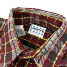 Load image into Gallery viewer, 80’s Five Brother Plaid Flannel Shirt - L