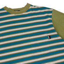 Load image into Gallery viewer, Late 80’s Stussy Striped Tom Tom T-Shirt - L