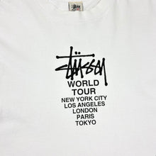 Load image into Gallery viewer, Mid 90’s Stussy World Tour T-Shirt - XL