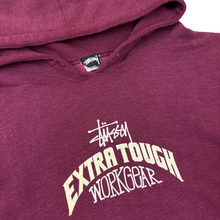 Load image into Gallery viewer, Early 90’s Stussy Extra Tough Workgear Hoodie - XL