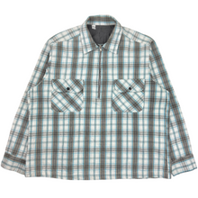 Load image into Gallery viewer, 1994 X-Large Plaid 1/2 Zip Long Sleeve Shirt - XL