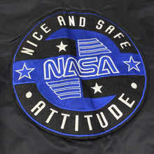 Load image into Gallery viewer, 90’s NASA Nice and Safe Attitude MA-2 Bomber Jacket - XL