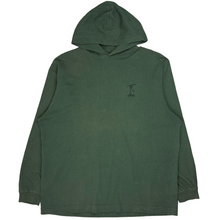 Load image into Gallery viewer, Late 80’s Stussy Warrior Man Hooded Long Sleeve T-Shirt - XL