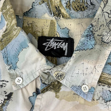 Load image into Gallery viewer, Late 80’s Stussy Map Shirt - L/XL