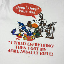 Load image into Gallery viewer, 80’s Beep Beep Looney Tunes parody t-shirt - L