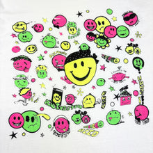 Load image into Gallery viewer, Late 80’s Acid House Smileys T-Shirt - XL