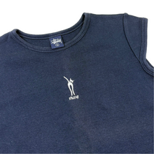 Load image into Gallery viewer, Early 00’s Stussy Cat Cap Sleeve Women’s T-Shirt - S