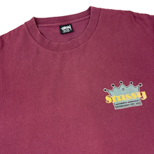 Load image into Gallery viewer, Early 90’s Stussy Authentic Workgear Crown T-Shirt - XXL