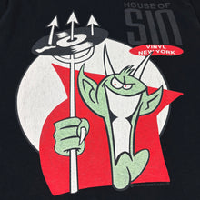 Load image into Gallery viewer, Early 90’s House of Sin Vinyl New York Long Sleeve T-Shirt - XL