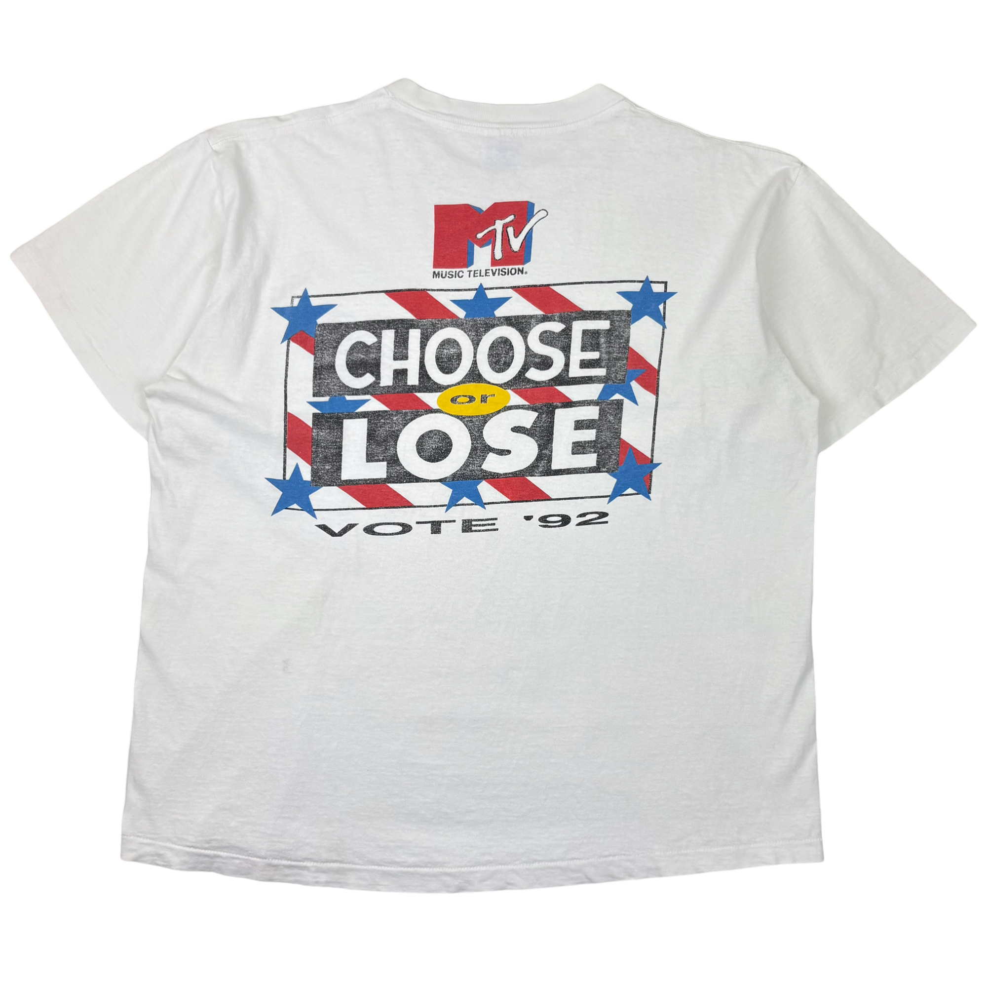 1992 MTV Choose or Lose T-Shirt - XL – OG CLOTH