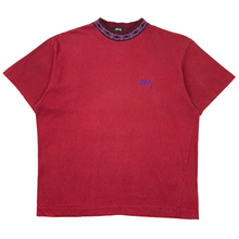 Load image into Gallery viewer, Late 80’s Stussy Pattern Mock Neck T-Shirt - M/L
